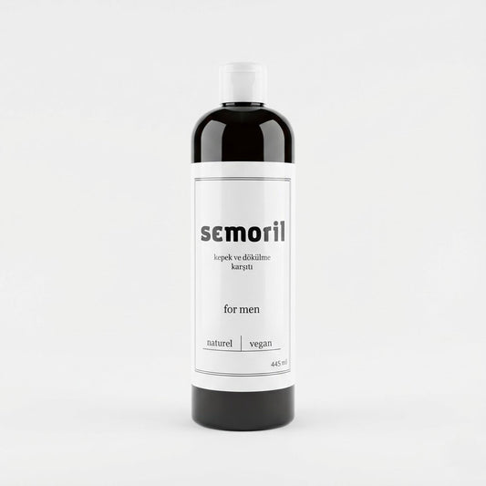 Semoril El Yapımı Doğal Kastil Erkek Şampuanı - Güçlendirici & Arındırıcı (445ml)
